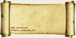 Jasmina Gavranović vizit kartica